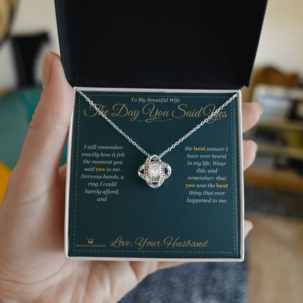 Meaningful gift for wife - The Day You Said Yes