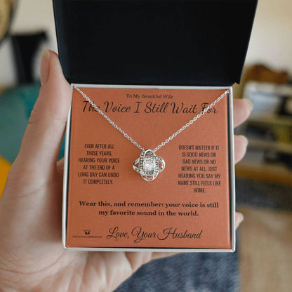 Meaningful gift for wife - The Voice I Still Wait For
