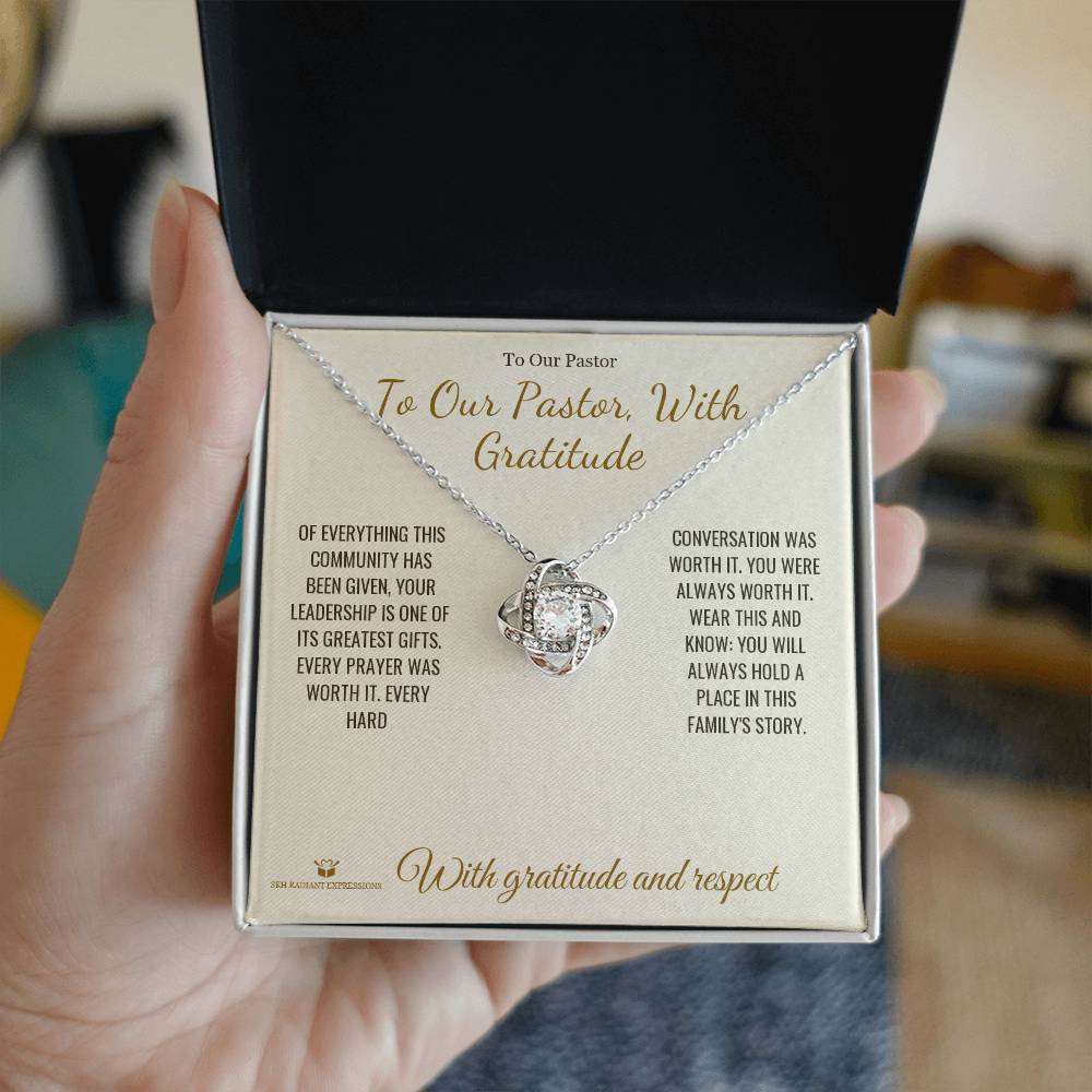 Sentimental pastor gift, not generic