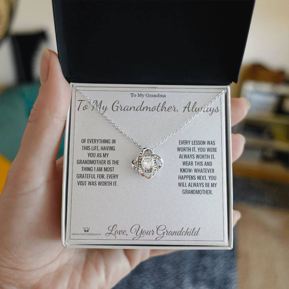 Sentimental grandmother gift, not generic