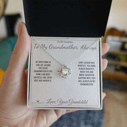 Sentimental grandmother gift, not generic