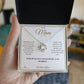 Every Time You Lifted Me Up - Love Knot Necklace for Mom