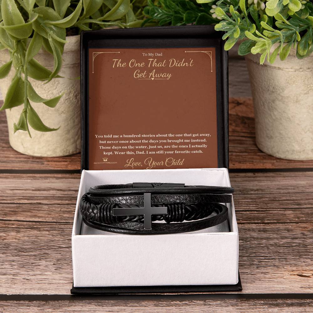 What does a Men's Cross Bracelet mean - gift for dad