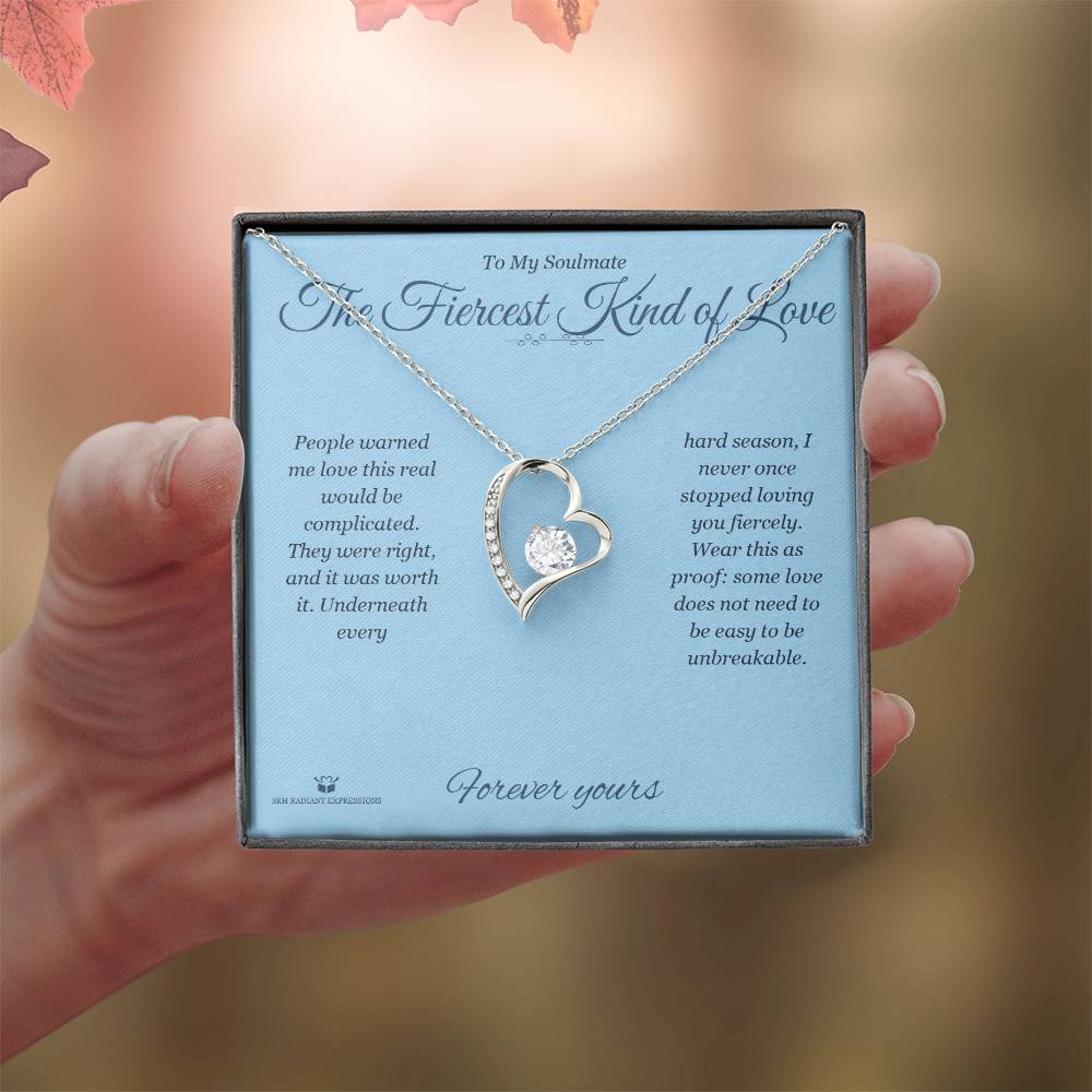 Personalized Forever Love Necklace for soulmate