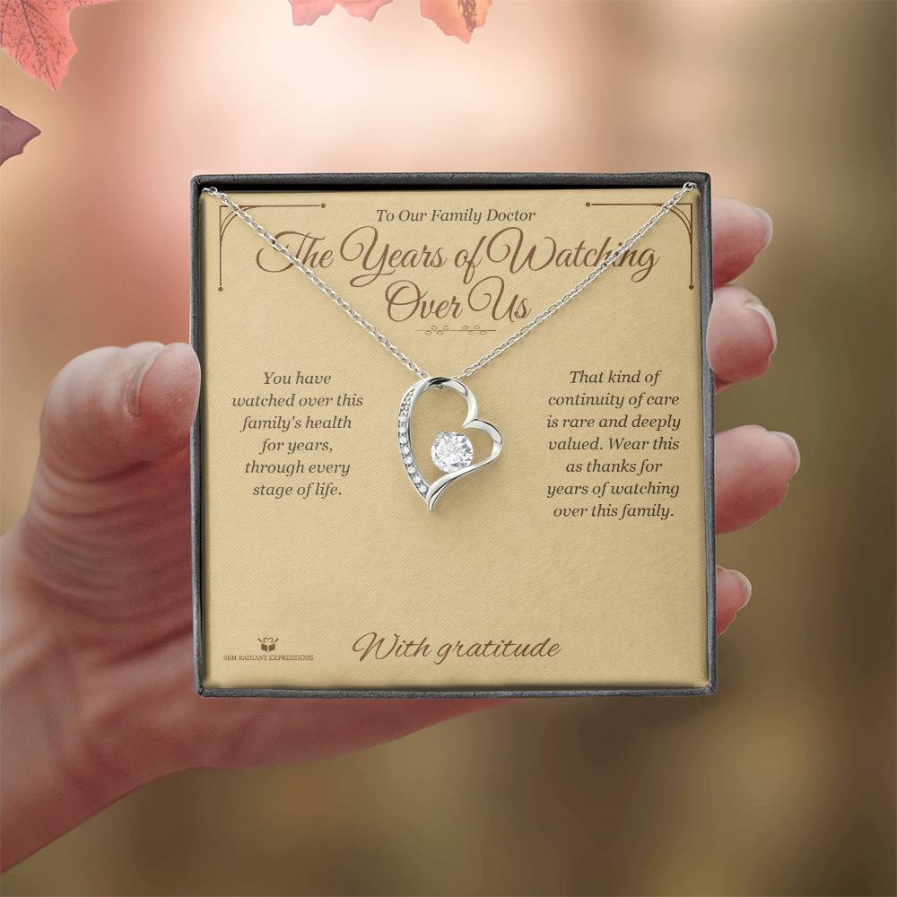 Personalized Forever Love Necklace for doctor