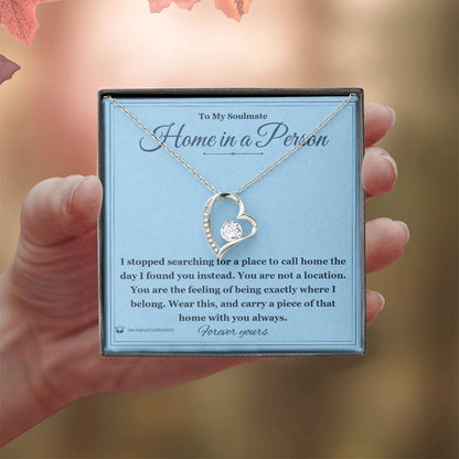 Personalized Forever Love Necklace for soulmate