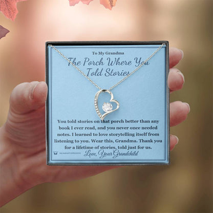 Personalized Forever Love Necklace for grandmother