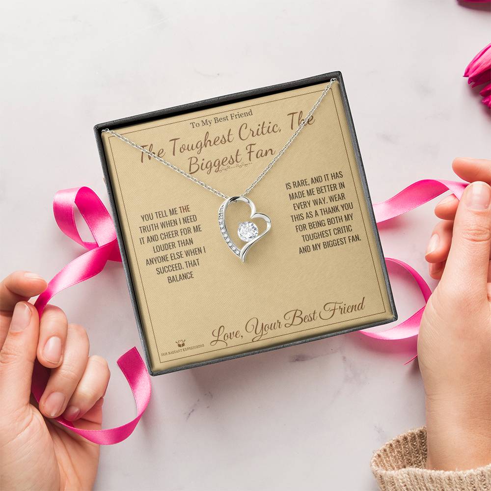 Personalized Forever Love Necklace for best friend
