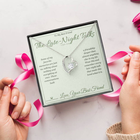 The Late-Night Talks - Forever Love Necklace for Best Friend