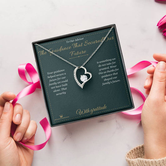 The Guidance That Secured Our Future - Forever Love Necklace for Advisor