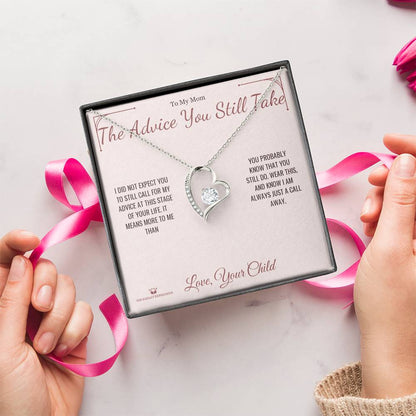 Personalized Forever Love Necklace for mom