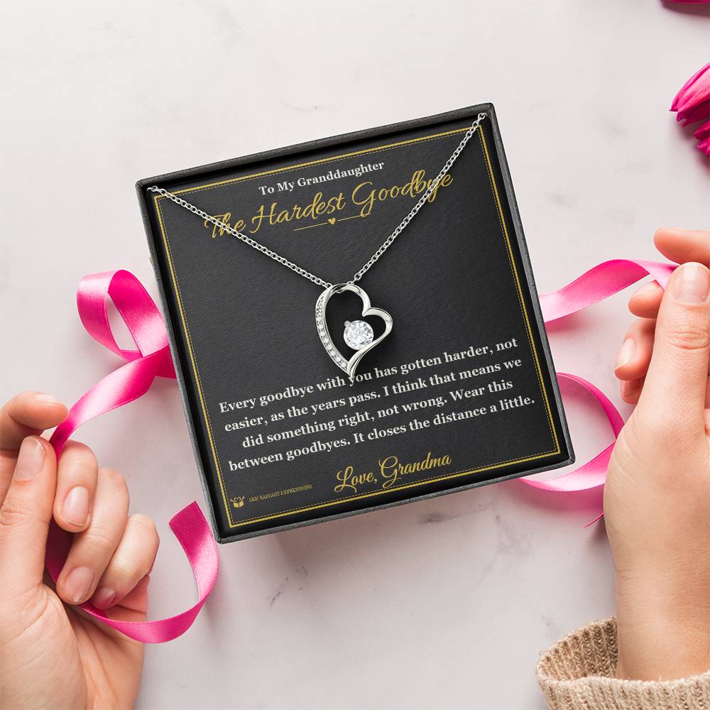 Personalized Forever Love Necklace for granddaughter