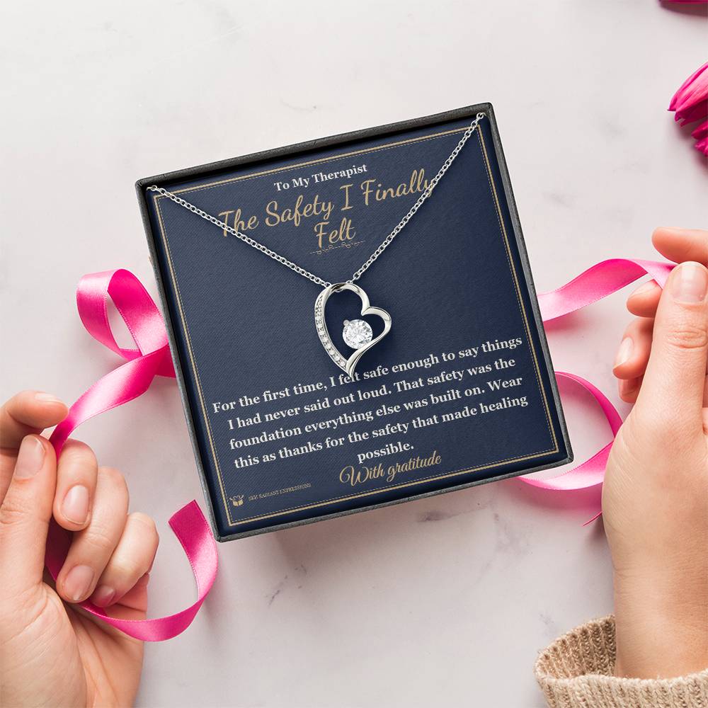 Personalized Forever Love Necklace for therapist