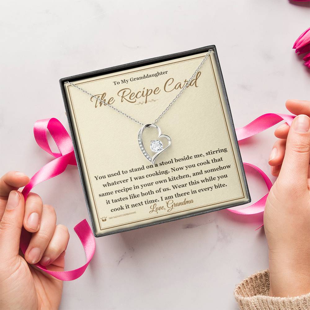 Personalized Forever Love Necklace for aunt