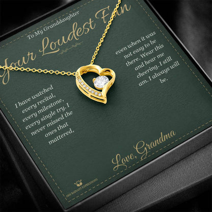 Forever Love Necklace gift for granddaughter from Grandma