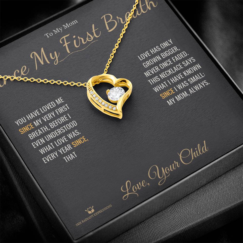 Add a name to this Forever Love Necklace - gift for mom