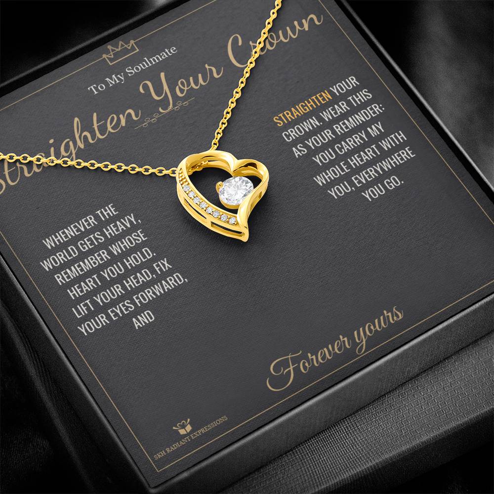 Add a name to this Forever Love Necklace - gift for soulmate