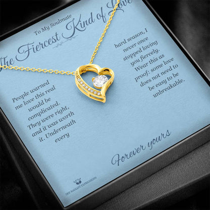 Add a name to this Forever Love Necklace - gift for soulmate