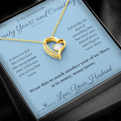 What does a Forever Love Necklace mean - gift for wife