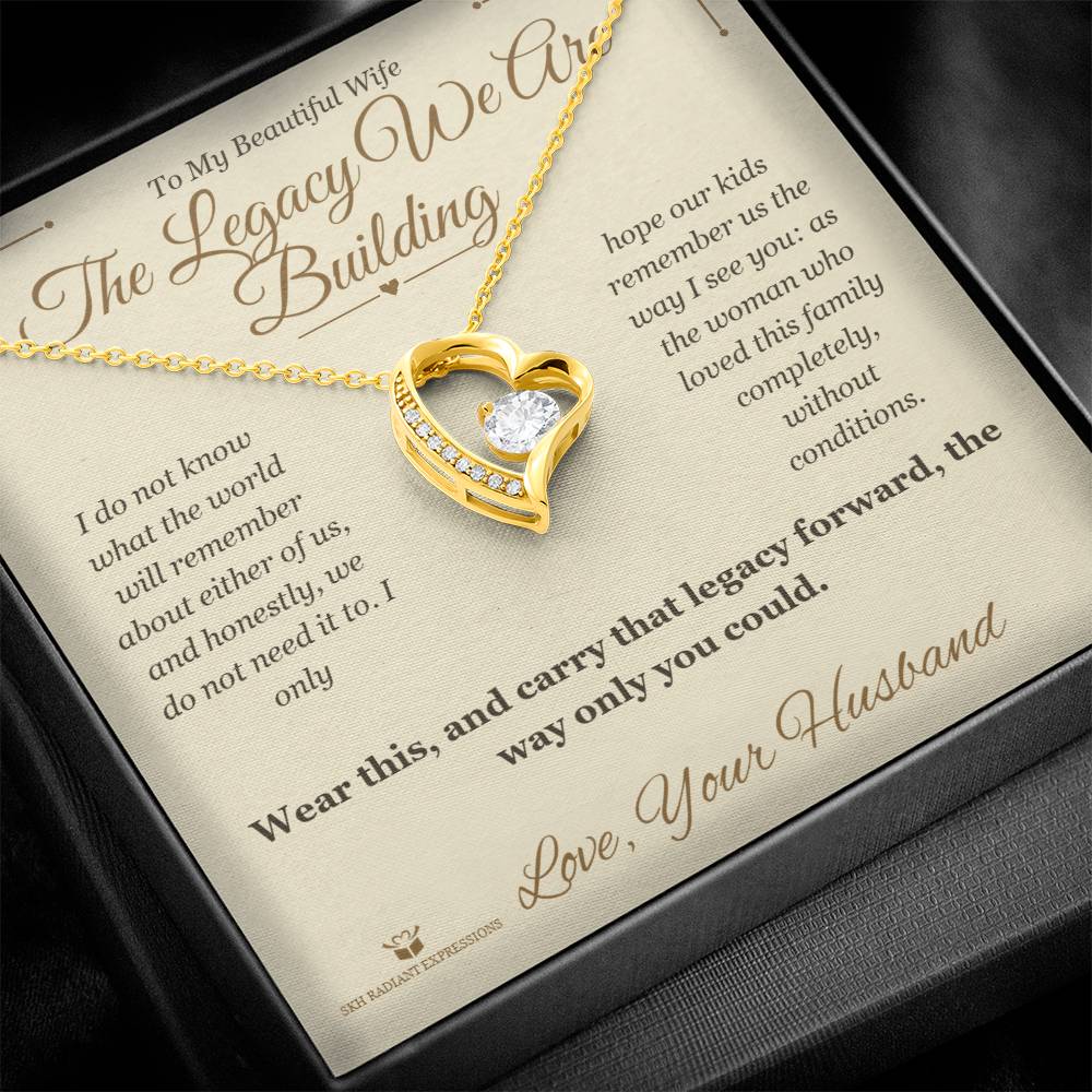 What does a Forever Love Necklace mean - gift for wife