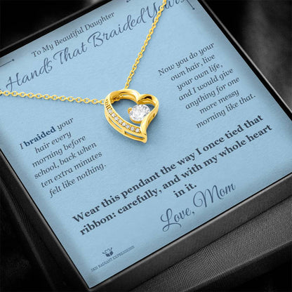 Personalized Forever Love Necklace for daughter