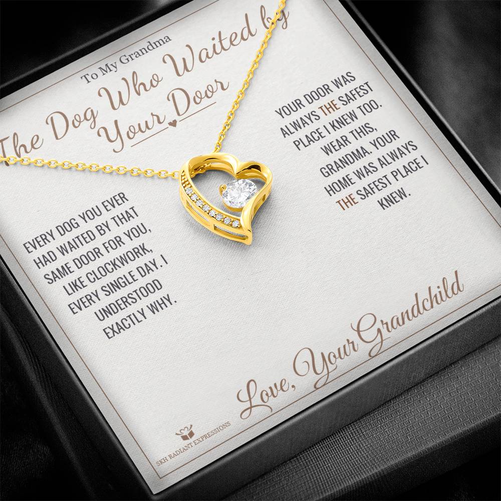 Add a name to this Forever Love Necklace - gift for grandmother
