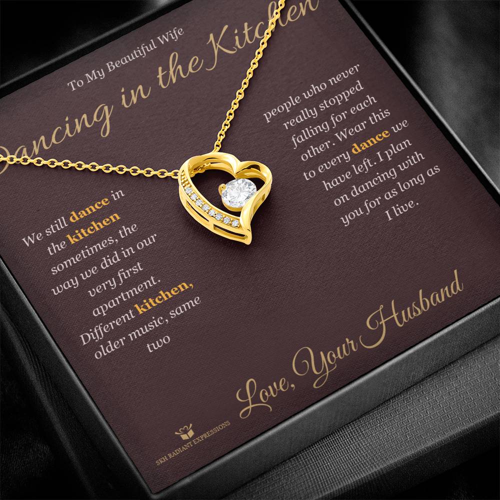 Dancing in the Kitchen - Forever Love Necklace for Wife