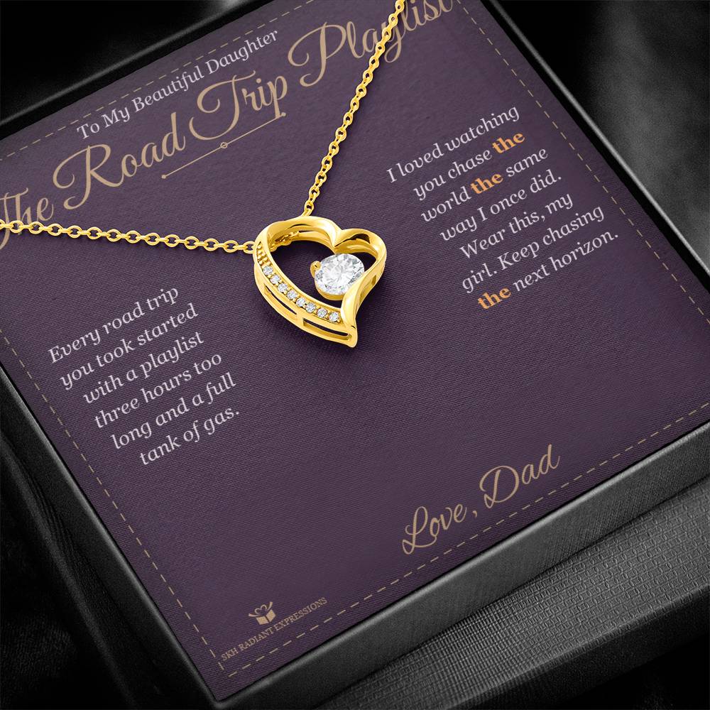 Personalized Forever Love Necklace for daughter