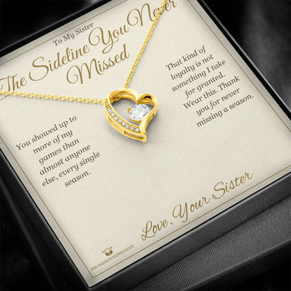 Forever Love Necklace gift for sister from Sister