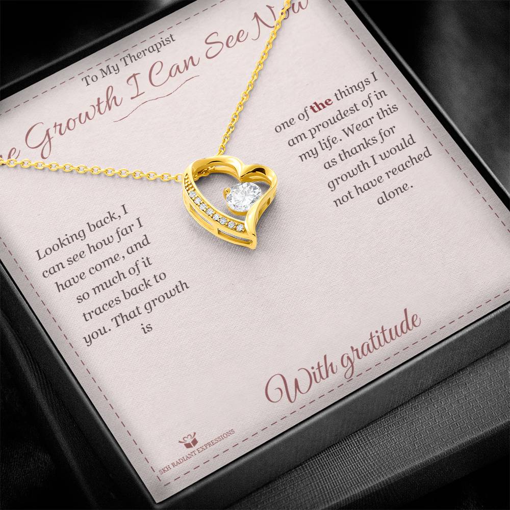 Meaningful gift for therapist - The Growth I Can See Now