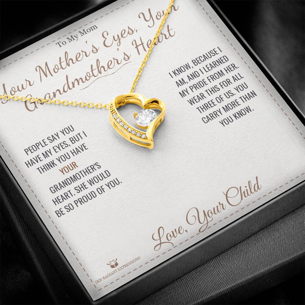 Add a name to this Forever Love Necklace - gift for mom