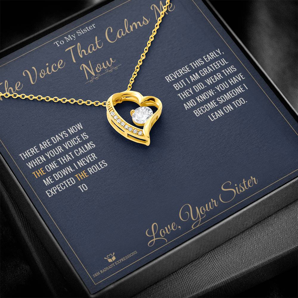 Forever Love Necklace gift for sister from Sister