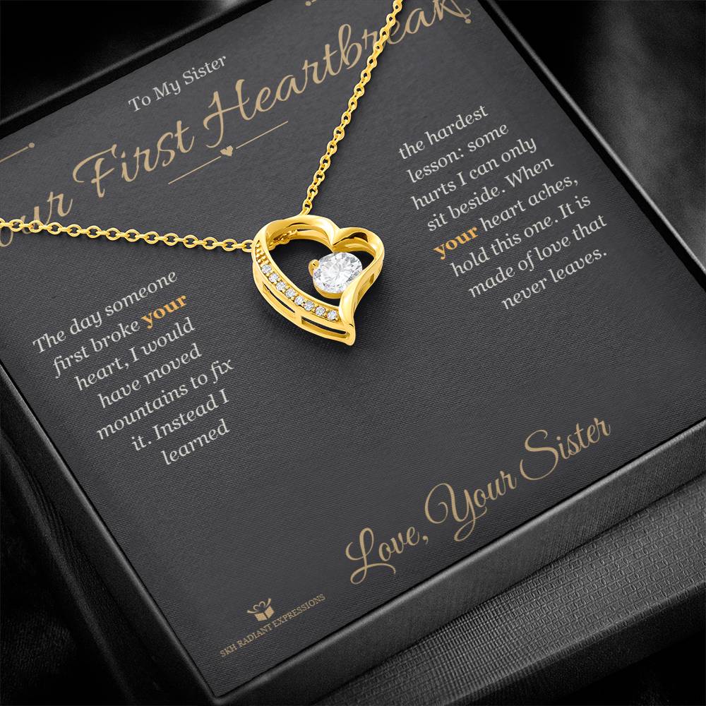 Forever Love Necklace gift for sister from Sister