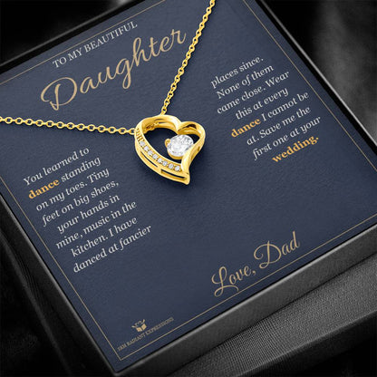 Personalized Forever Love Necklace for daughter