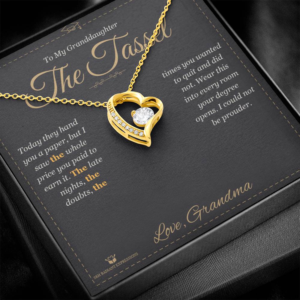 Personalized Forever Love Necklace for granddaughter
