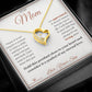 A Symbol of My Eternal Love - Forever Love Necklace for Mom