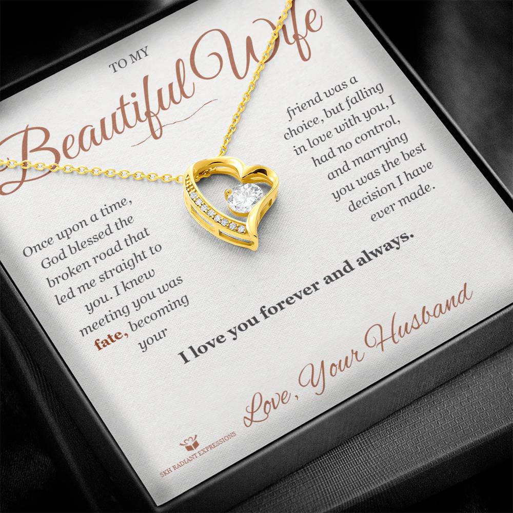 Meaningful gift for wife - The Broken Road That Led to You