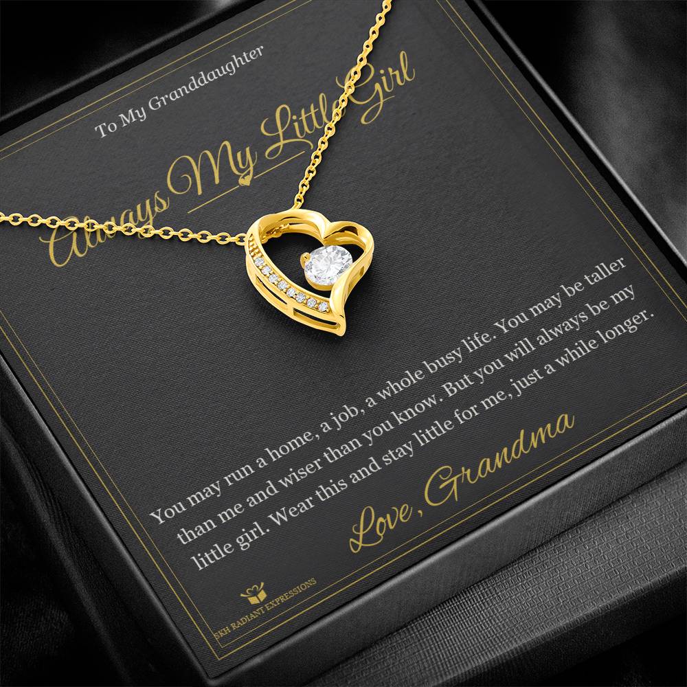 Always My Little Girl - Forever Love Necklace for Granddaughter - personalized keepsake gift from SKH Radiant Expressions