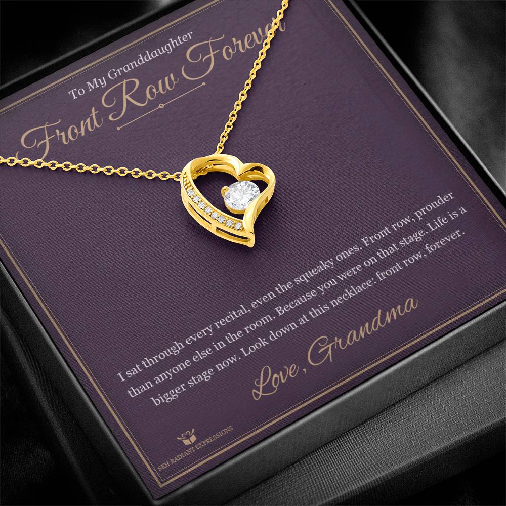 Front Row Forever - Forever Love Necklace for Granddaughter - personalized keepsake gift from SKH Radiant Expressions
