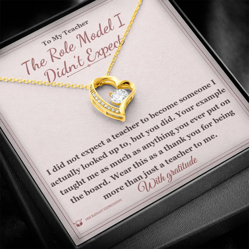 Sentimental teacher gift, not generic
