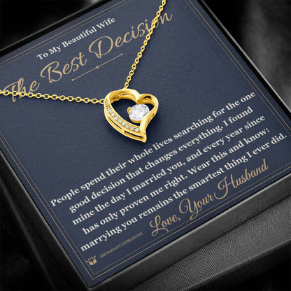 Sentimental wife gift, not generic