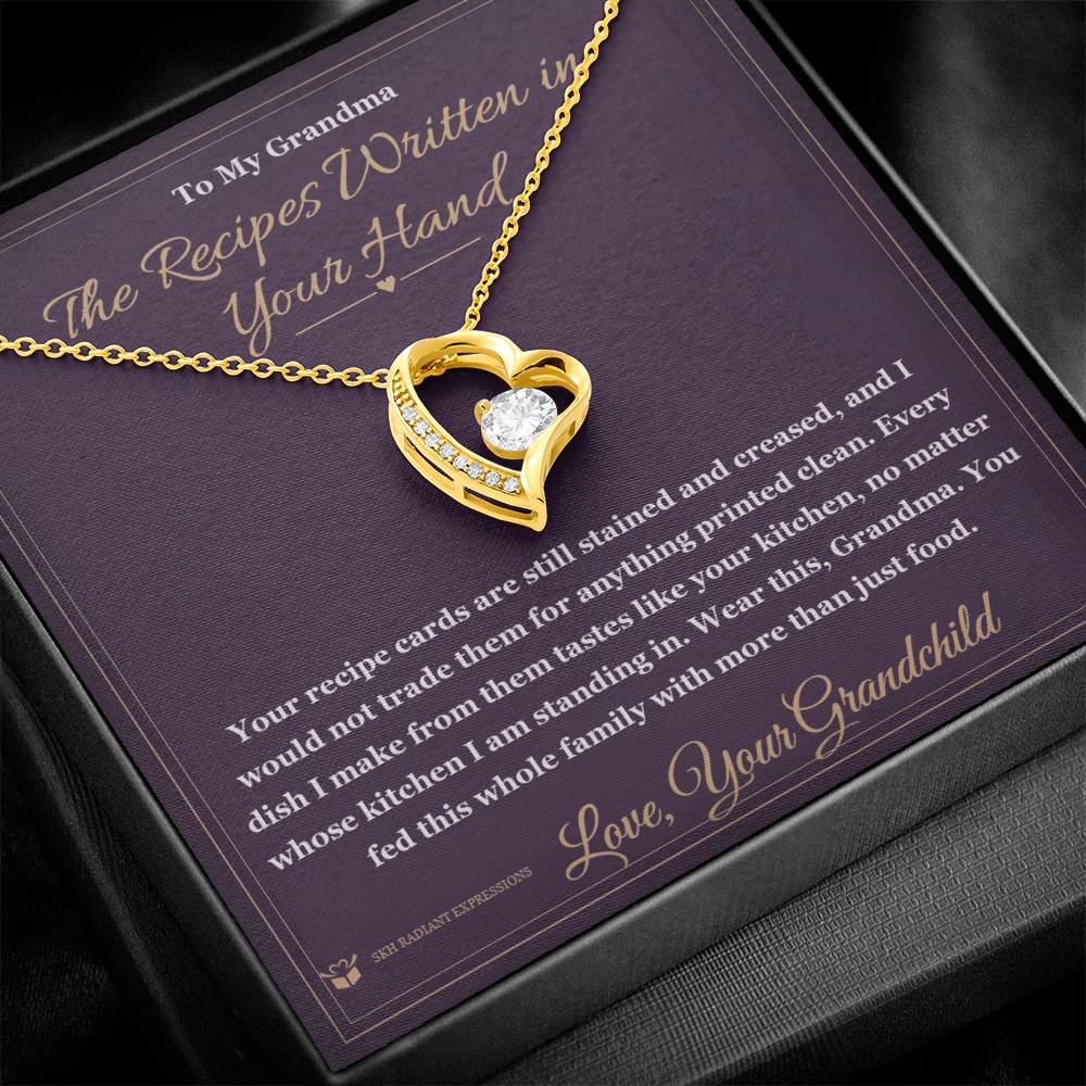 What does a Forever Love Necklace mean - gift for grandmother