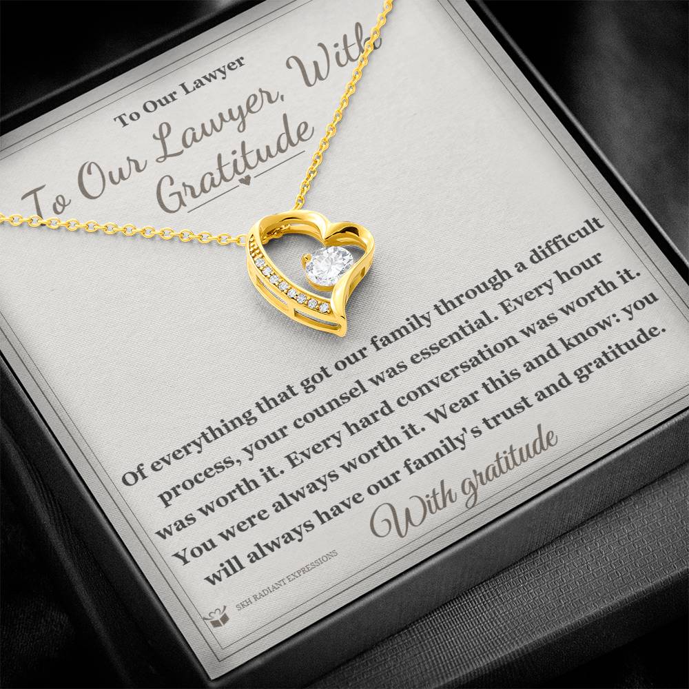 Sentimental lawyer gift, not generic