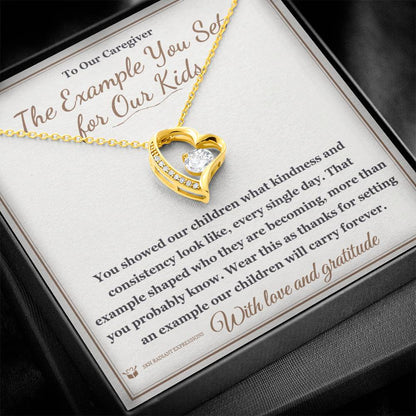 Sentimental caregiver gift, not generic
