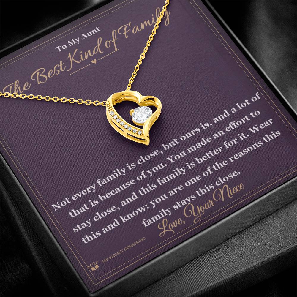 What does a Forever Love Necklace mean - gift for aunt