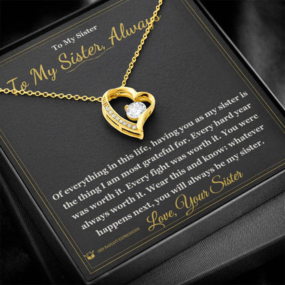 Sentimental sister gift, not generic