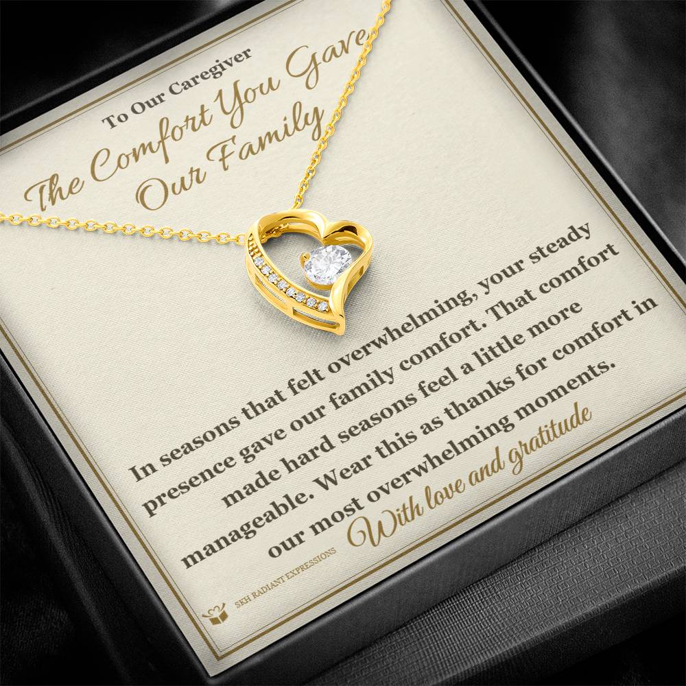 Sentimental caregiver gift, not generic