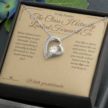 Sentimental teacher gift, not generic