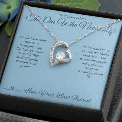 Personalized Forever Love Necklace for best friend