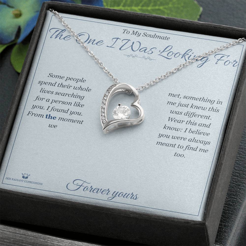 Personalized Forever Love Necklace for soulmate